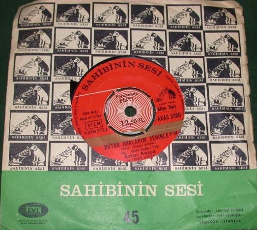 ertan anapa butun dualarim seninle kimi zaman cok uzaksin 1969 plagi